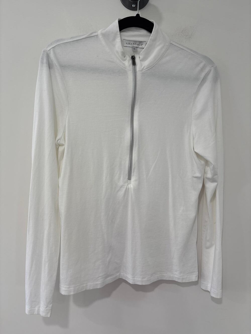 Anatomie 1/2 Zip Long Sleeve Top Size M